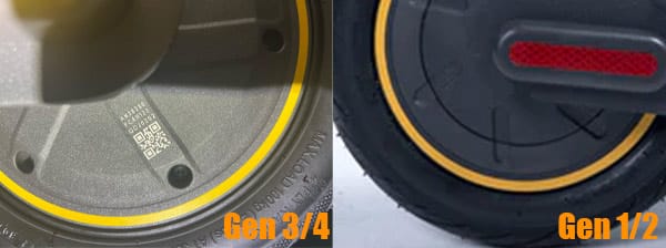 Visible differences between the Gen 3/4 and 1/2 Max Motors