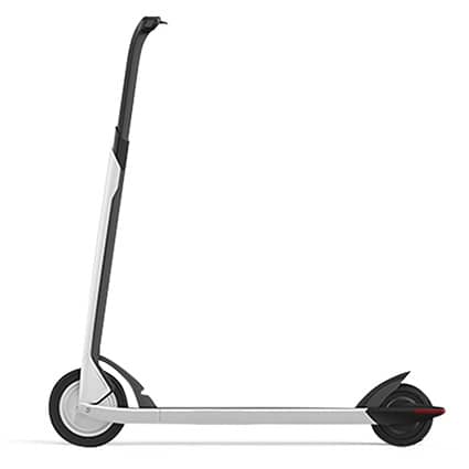 Segways lightest electric scooter the Ninebot Air T15 sideview
