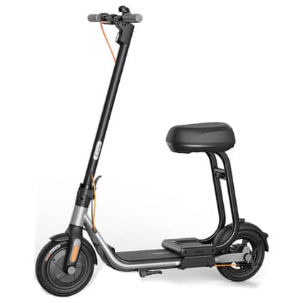 Sideview of the seated electric scooter Segway ninebot D40x