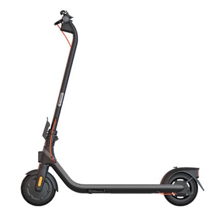 Side view of the E2 plus ninebot segway e-scooter
